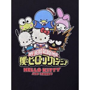 My Hero Arcademia Hello Kitty &‎ Friends Sz XL T shirt Short Sleeves '21